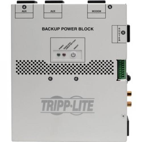 Tripp Lite By Eaton 550VA Audio/Video Backup Power Block   Exclusive UPS Protection For Structured Wiring Enclosure   Battery Backup Front/500