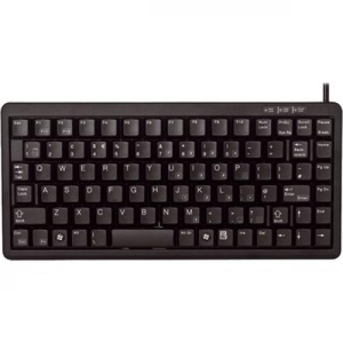 CHERRY G84 4100 Ultraslim Black Wired Mechanical Keyboard Front/500