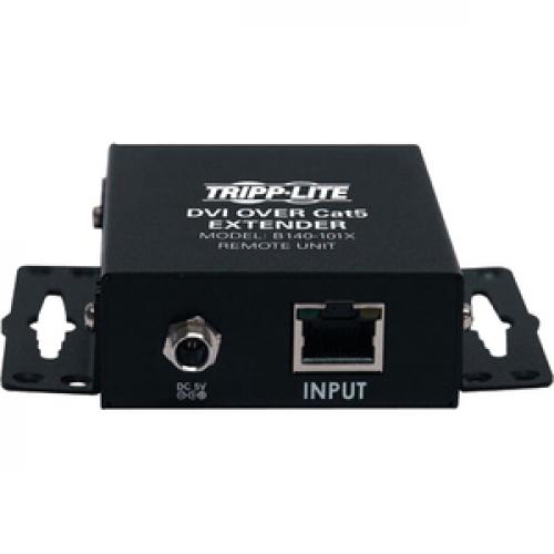 Tripp Lite By Eaton DVI Over Cat5/6 Active Extender Kit, Box Style Transmitter/Receiver For Video, Up To 200 Ft. (60 M), TAA Front/500