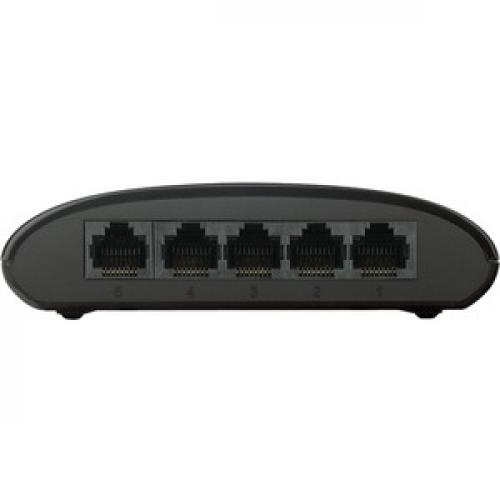 D Link DGS 1005G 5 Port Gigabit Unmanaged Desktop Switch Front/500