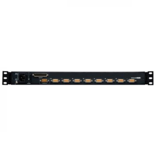 Tripp Lite 8 Port Rack Console KVM Switch W/19" LCD PS2/USB Cables 1U TAA GSA Front/500
