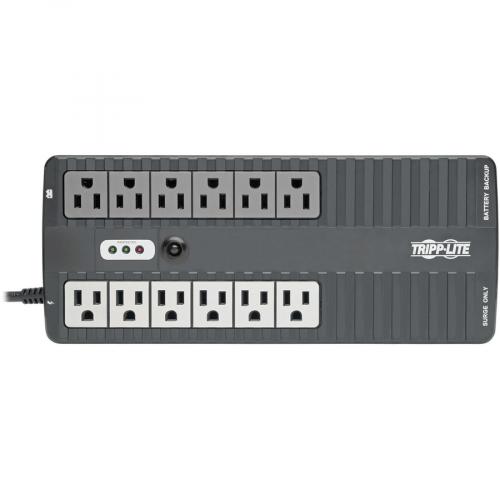 UPS, 6 OUTLET BACK UP W/6 SURGE ONLY Front/500