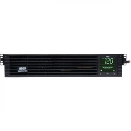 Tripp Lite By Eaton SmartPro 120V 1kVA 800W Line Interactive Sine Wave UPS, 2U Rack/Tower, Network Card Options, LCD, USB, DB9, 6 Outlets   Battery Backup Front/500