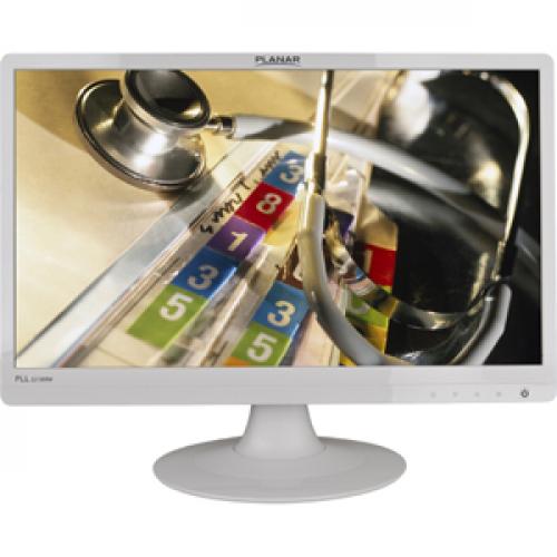 Planar PLL2210MW 22" Class Full HD LCD Monitor   16:9   White Front/500