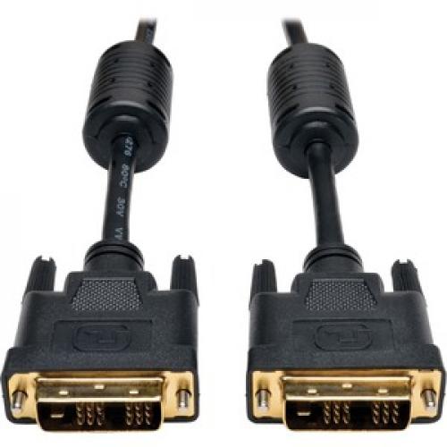 Eaton Tripp Lite Series DVI Single Link Cable, Digital TMDS Monitor Cable (DVI D M/M), 6 Ft. (1.83 M) Front/500