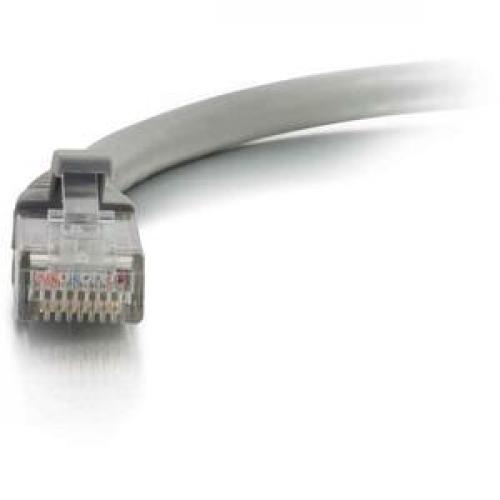 C2G 30ft Cat6 Snagless Unshielded (UTP) Network Patch Cable   Gray Front/500