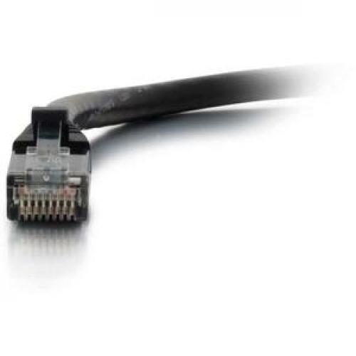 C2G 8ft Cat6 Ethernet Cable   Snagless Unshielded (UTP)   Black Front/500