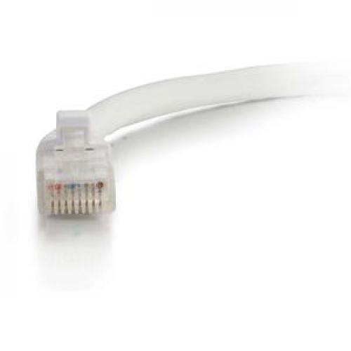 C2G 6ft Cat6 Ethernet Cable   Snagless Unshielded (UTP)   White Front/500