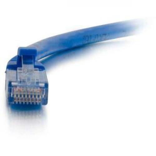 C2G 4ft Cat5e Ethernet Cable   Snagless Unshielded (UTP)   Blue Front/500