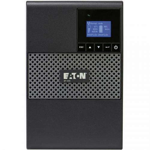 Eaton 5P UPS 1440VA 1100W 120V Line Interactive UPS, 5 15P, 8x 5 15R Outlets, True Sine Wave, Cybersecure Network Card Option, Tower Front/500