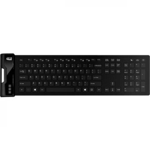 Adesso SlimTouch 232 Antimicrobial Waterproof Flex Keyboard (Full Size) Front/500