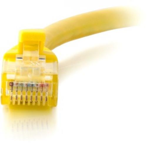 C2G 6in Cat6 Ethernet Cable   Snagless Unshielded (UTP)   Yellow Front/500