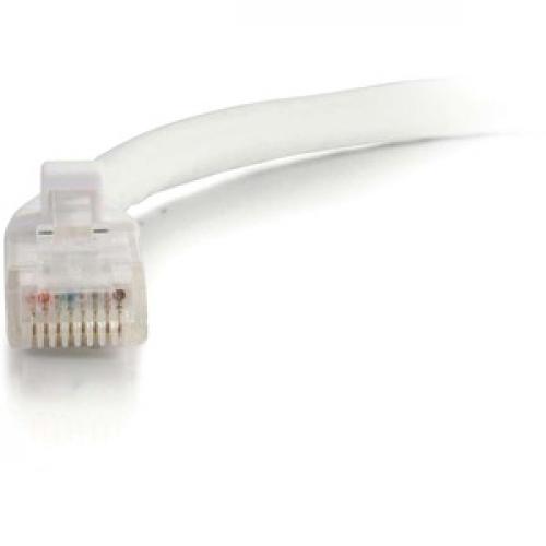 C2G 6in Cat6 Ethernet Cable   Snagless Unshielded (UTP)   White Front/500
