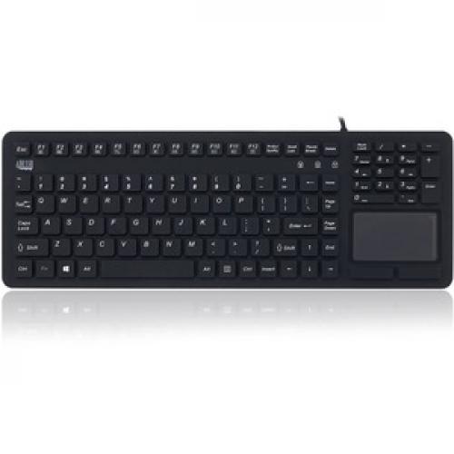 Adesso Antimicrobial Waterproof Touchpad Keyboard Front/500