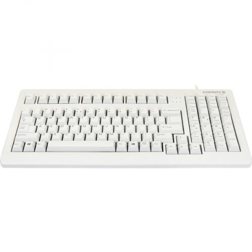 CHERRY G80 1800 Light Gray Wired Mechanical Keyboard Front/500