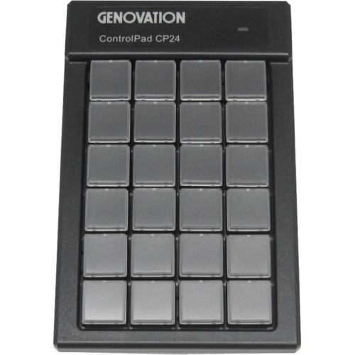 Genovation Mechanical Switch Controlpad 24Key Usb Hid 6Ft Cable Front/500