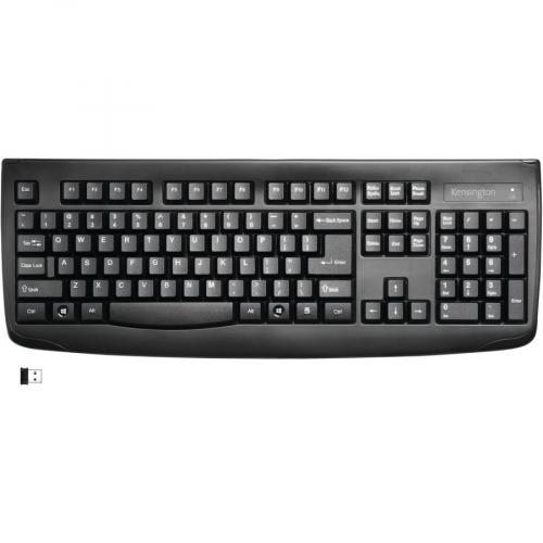 Kensington Pro Fit Wireless Keyboard   Black Front/500