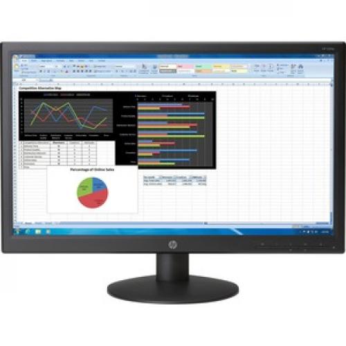 HP Business V241p Full HD LCD Monitor   16:9   Black Front/500