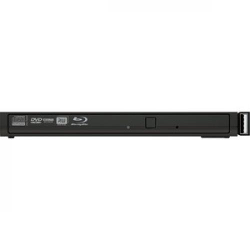 Buffalo MediaStation 6x Portable BDXL Blu Ray Writer With M DISC Support (BRXL PT6U2VB) Front/500