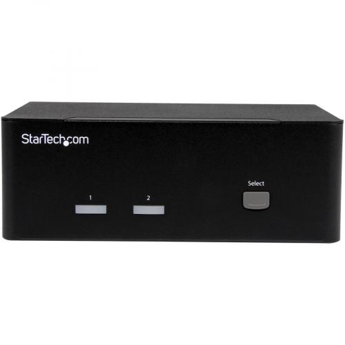 StarTech.com 2 Port KVM Switch With Dual VGA And 2 Port USB Hub   USB 2.0 Front/500