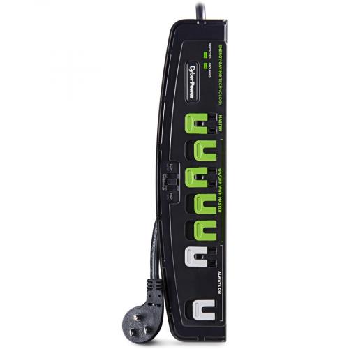 CyberPower P705G Essential 7   Outlet Surge With 2100 J Front/500