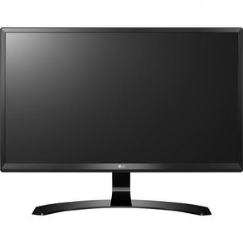 LG 24UD58 B 4K UHD LCD Monitor   16:9   Matte Black, Glossy Black Front/500