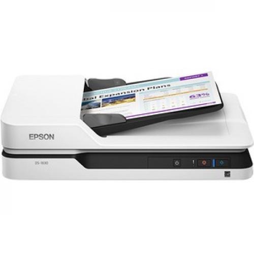 Epson WorkForce DS 1630 Flatbed Scanner   1200 Dpi Optical Front/500