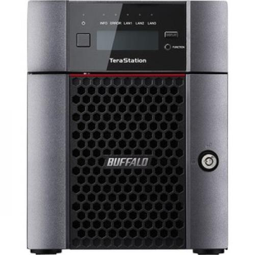 Buffalo TeraStation 5410DN Desktop 16TB NAS Hard Drives Included Front/500