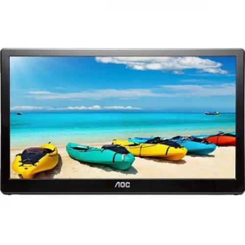 AOC I1659FWUX 15.6" Full HD WLED LCD Monitor   16:9   Glossy Piano Black Front/500