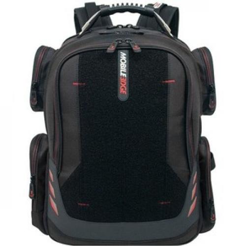 Mobile Edge Core Carrying Case (Backpack) For 17.3" Apple IPad Notebook   Black, Red Front/500