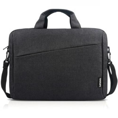 Lenovo 15.6" Laptop Casual Toploader   Black   Water Resistant   Polyester Body   Handle, Luggage Strap   Casual And Stylish Design Front/500