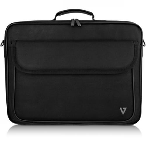 V7 Essential CCK16 BLK 3N Carrying Case (Briefcase) For 16.1" Notebook   Black Front/500