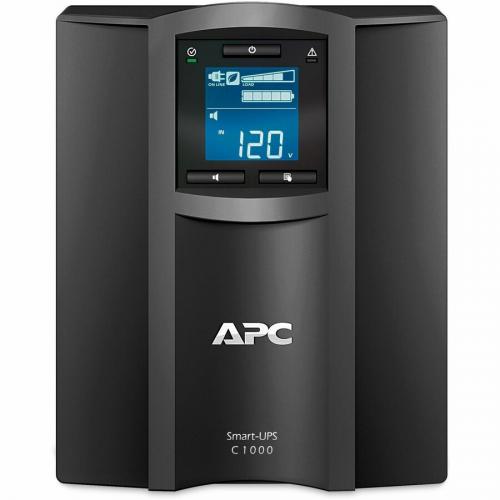 APC By Schneider Electric Smart UPS C 1000VA LCD 120V With SmartConnect Front/500