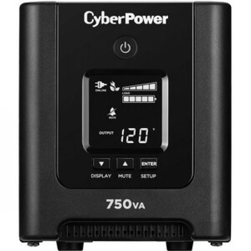 CyberPower PFC Sinewave OR750PFCLCD 750VA Mini Tower UPS Front/500