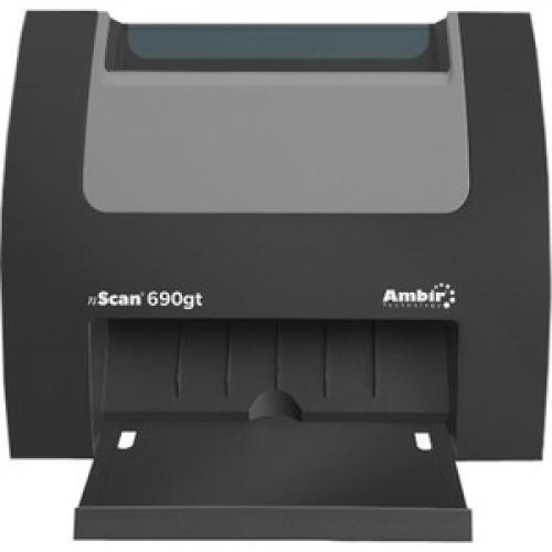 Ambir NScan 690gt Duplex ID Card Scanner W/AmbirScan For Athenahealth Front/500