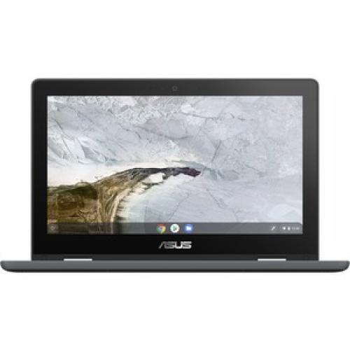 Asus Chromebook Flip C214 C214MA YS02T 11.6" Touchscreen Convertible Chromebook   HD   1366 X 768   Intel Celeron N4000 Dual Core (2 Core) 1.10 GHz   4 GB Total RAM   32 GB Flash Memory   Dark Gray Front/500