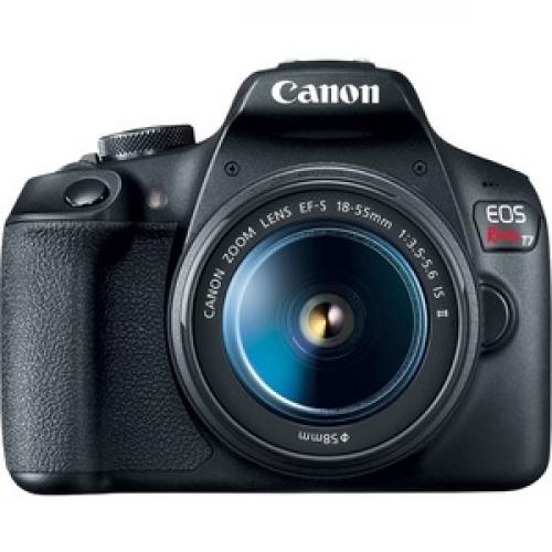 Canon EOS Rebel T7 24.1 Megapixel Digital SLR Camera With Lens   0.71"   2.17" (Lens 1), 2.95"   11.81" (Lens 2) Front/500