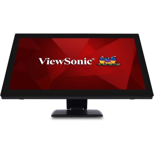 27" 1080p Ergonomic 10 Point Multi Touch Monitor With RS232, HDMI, And DP Front/500