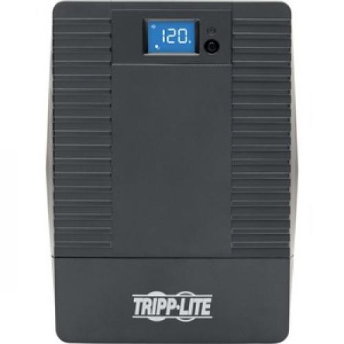 Tripp Lite By Eaton 800VA 475W Line Interactive UPS   8 NEMA 5 15R Outlets, AVR, 120V, 50/60 Hz, USB, LCD, Tower   Battery Backup Front/500