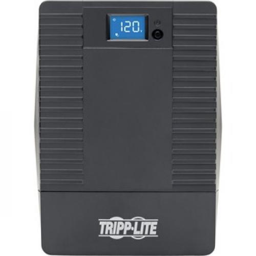 Tripp Lite By Eaton 1000VA 560W Line Interactive UPS   8 NEMA 5 15R Outlets, AVR, 120V, 50/60 Hz, USB, LCD, Tower   Battery Backup Front/500