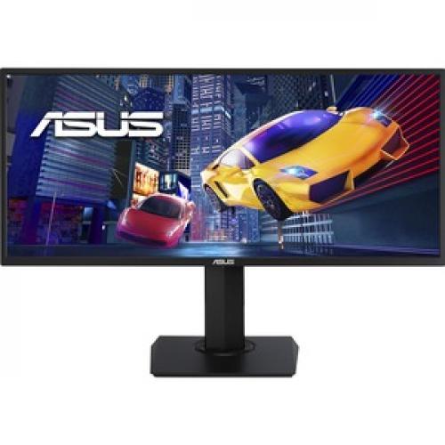 Asus VP348QGL 34" Class UW QHD Gaming LCD Monitor   21:9   Black Front/500