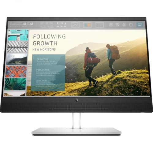 HP Mini In One 24" Class Webcam Full HD LCD Monitor   16:9   Black, Silver Front/500
