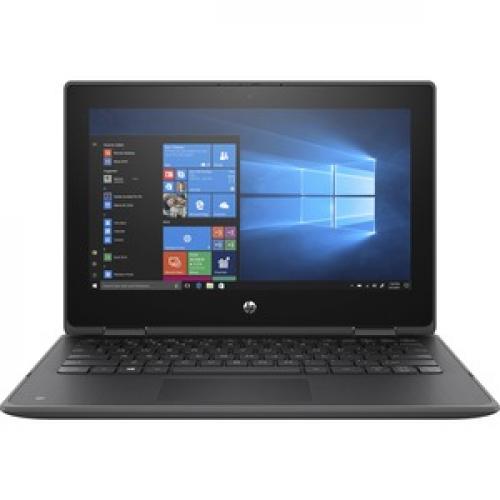 HP ProBook X360 11 G5 EE 11.6" Touchscreen Convertible 2 In 1 Notebook   HD   Intel Celeron N4120   4 GB   64 GB Flash Memory Front/500