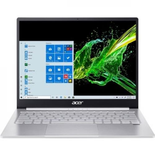Acer Swift 3 SF313 52 SF313 52 52VA 13.5" Notebook   2256 X 1504   Intel Core I5 10th Gen I5 1035G4 Quad Core (4 Core) 1.10 GHz   8 GB Total RAM   512 GB SSD   Silver Front/500