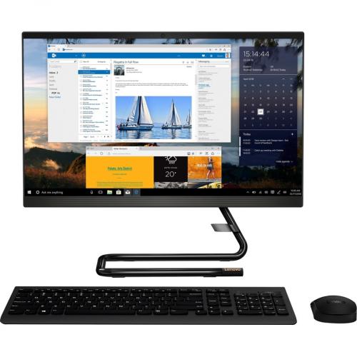 Lenovo IdeaCentre A340 22AST F0EQ006KUS All In One Computer   AMD A Series A9 9425 3.10 GHz   8 GB RAM DDR4 SDRAM   1 TB HDD   128 GB SSD   21.5" Full HD 1920 X 1080 Touchscreen Display   Desktop   Business Black Front/500