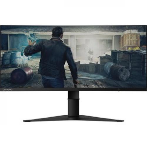 Lenovo G34w 10 34" UW QHD Curved Screen WLED Gaming LCD Monitor   21:9   Black Front/500
