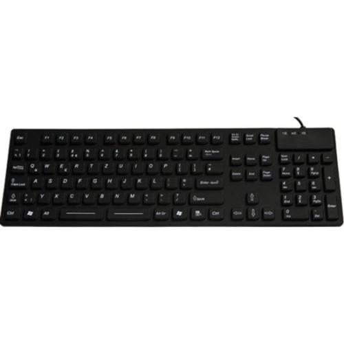 DSI WATERPROOF IP68 INDUSTRIAL USB KEYBOARD WITH NUMBER PAD Front/500