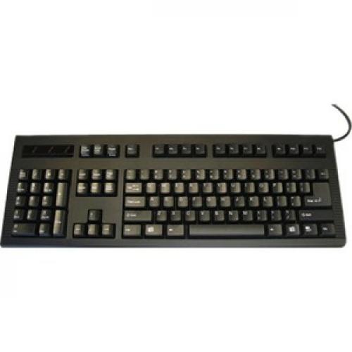DSI Left Handed Wired Mechanical Keyboard With Cherry Red Switches Front/500