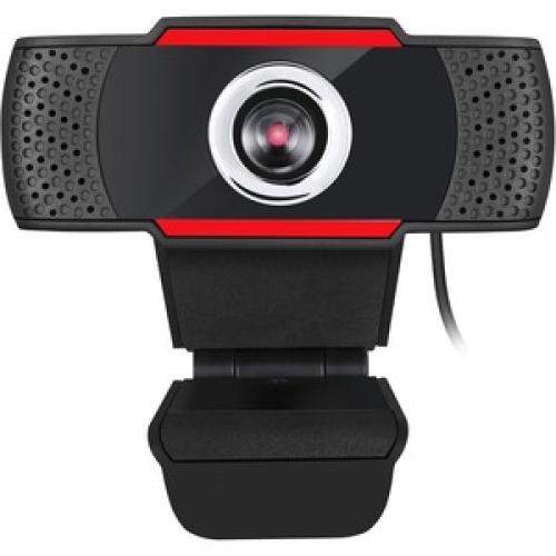 Adesso CyberTrack CyberTrack H3 Webcam   1.3 Megapixel   30 Fps   Black, Red   USB 2.0 Front/500