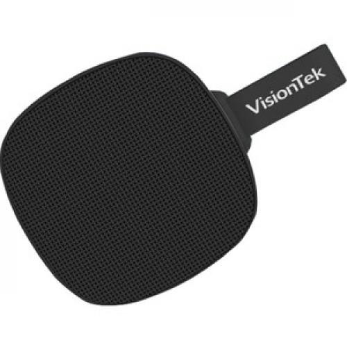 VisionTek Sound Cube Portable Bluetooth Speaker System   Black Front/500
